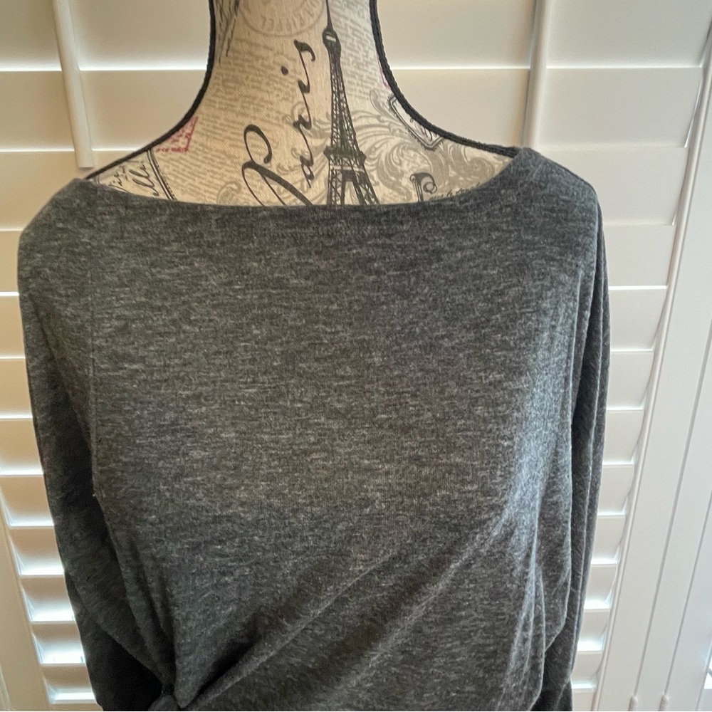 Caslon Charcoal Long Sleeve Dress - Picture 4 of 6